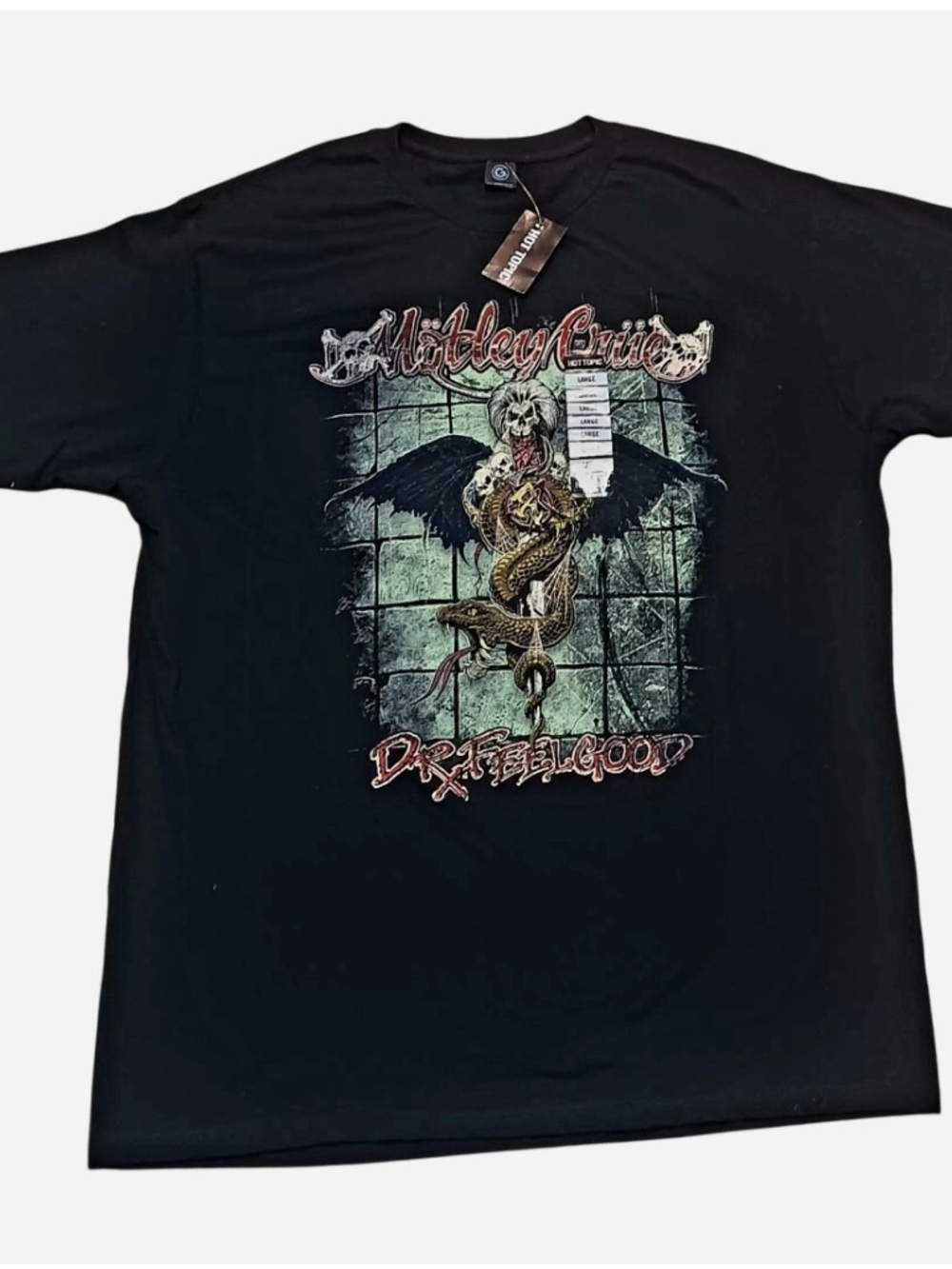 Hot Topic Black Motley Crue 'Dr. Feelgood' Graphic Tee